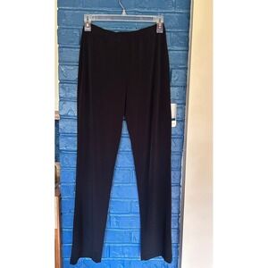 Clara Sun Woo Black Pants‎  Medium Pull On Elastic Waist Stretch Soft